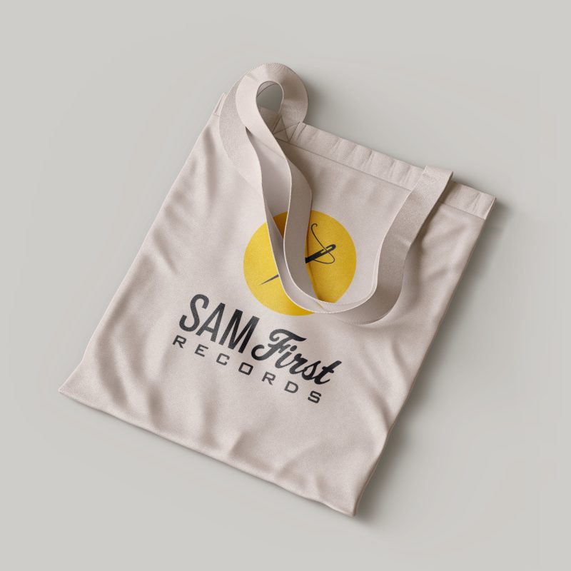 Sam First Records Tote Bag